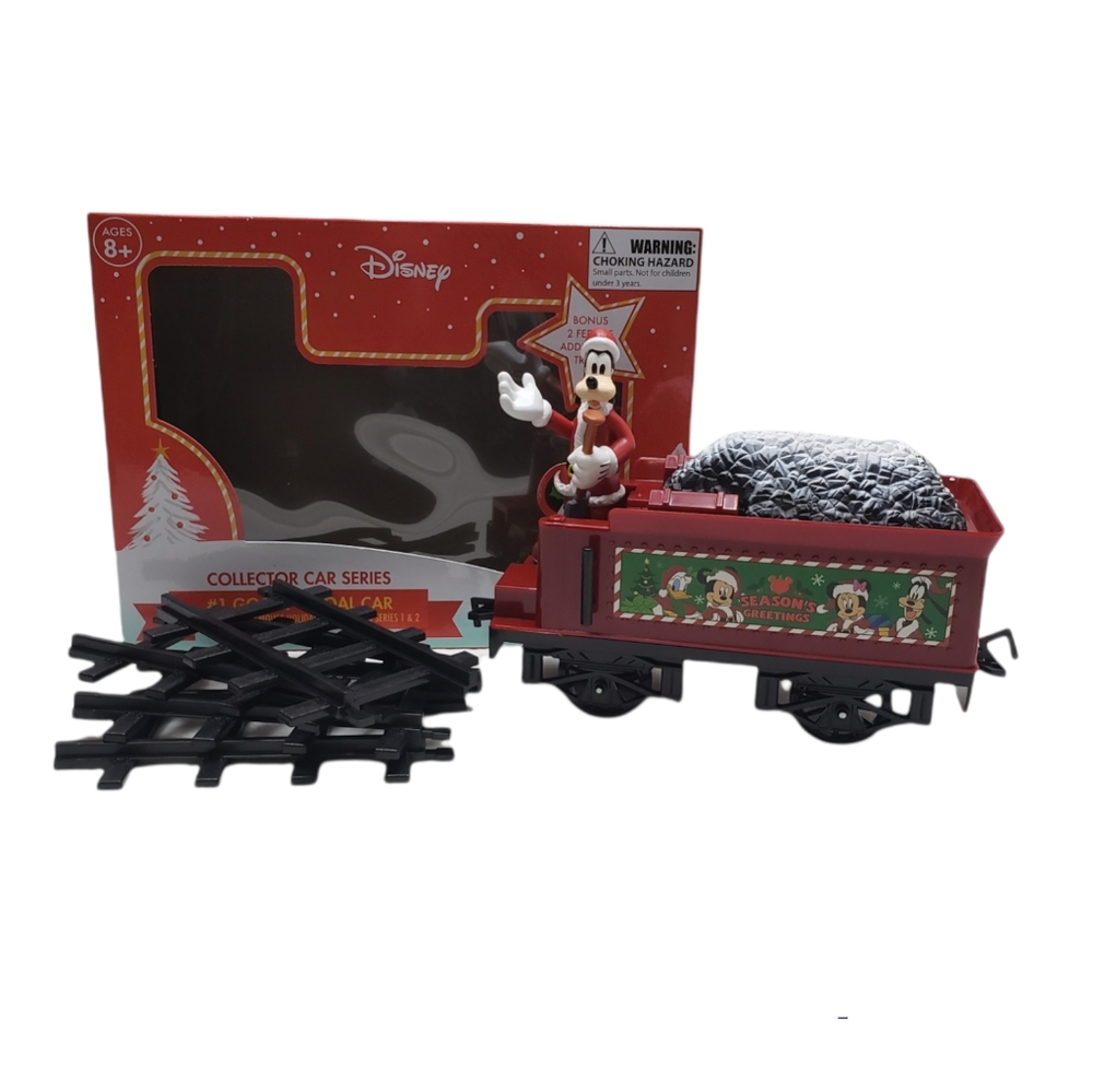 Disney Mickey Mouse Holiday Express #1 Goofy's Coal Car Collector Series Train - Picture 2 of 10